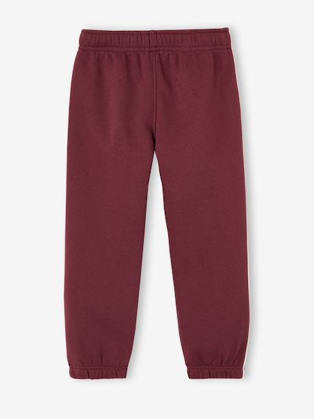 Pantalon de jogging garçon bordeaux+gris ardoise - vertbaudet enfant 