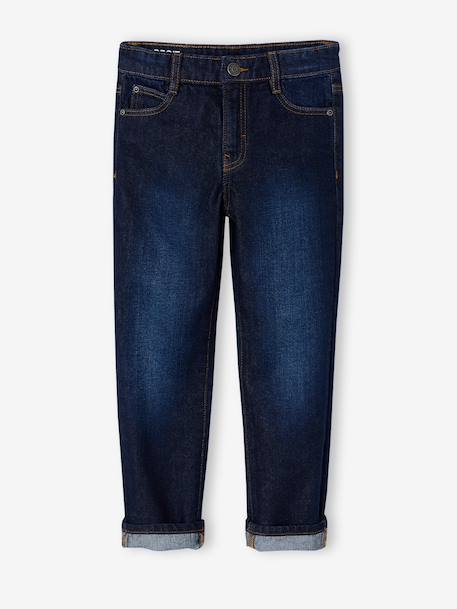 Straight-leg jeans for boys brut denim+stone - vertbaudet enfant 