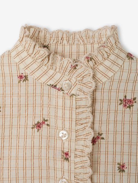 Blouse bébé fille manches longues écru - vertbaudet enfant 
