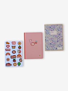 Lot de 2 cahiers et stickers papier - vertbaudet enfant Garçon-Lot de 2 cahiers et stickers papier