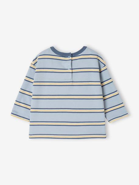 Long-sleeved T-shirt for baby sky blue - vertbaudet enfant 