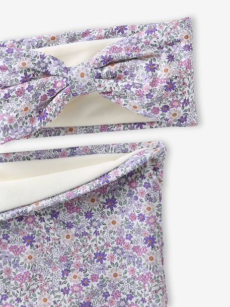 Ensemble fille bandeau et snood jersey lilas poudré - vertbaudet enfant 