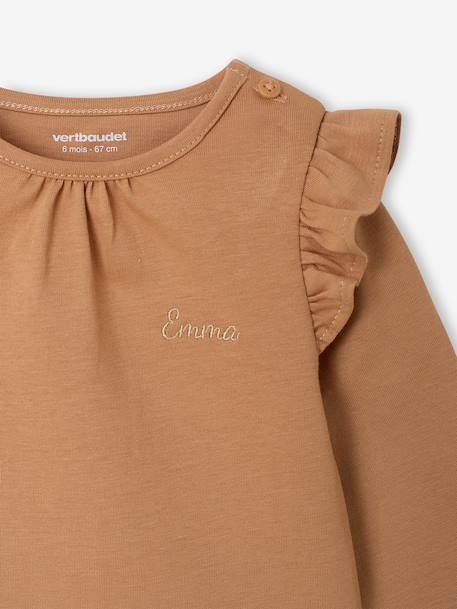 Pack of 2 long-sleeved Basics baby t-shirts hazel - vertbaudet enfant 