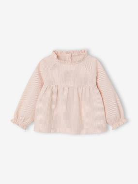 -Long-sleeved blouse for baby girls