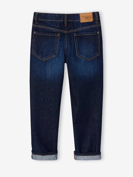 Straight-leg jeans for boys brut denim+stone - vertbaudet enfant 