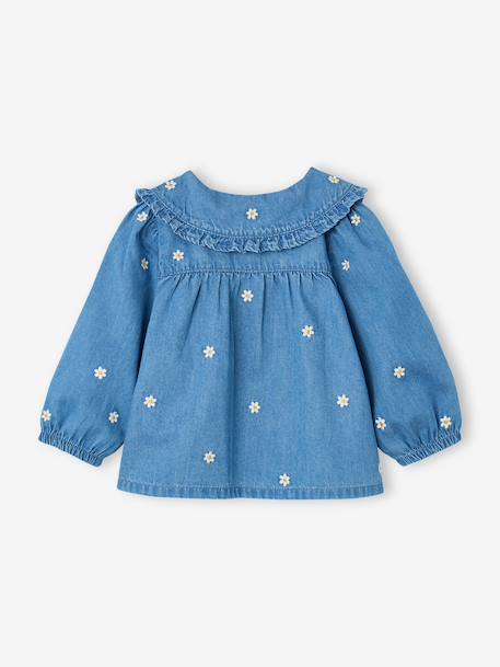 Blouse bébé fille manches longues stone - vertbaudet enfant 