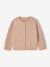 Cardigan broderie dorée coeur bébé beige - vertbaudet enfant 