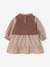 2-in-1 long-sleeved dress for baby chocolate - vertbaudet enfant 