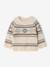 Pull bébé garçon manches longues beige chiné - vertbaudet enfant 