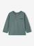 Pack of 2 long-sleeved T-shirts for baby cocoa+emerald green - vertbaudet enfant 