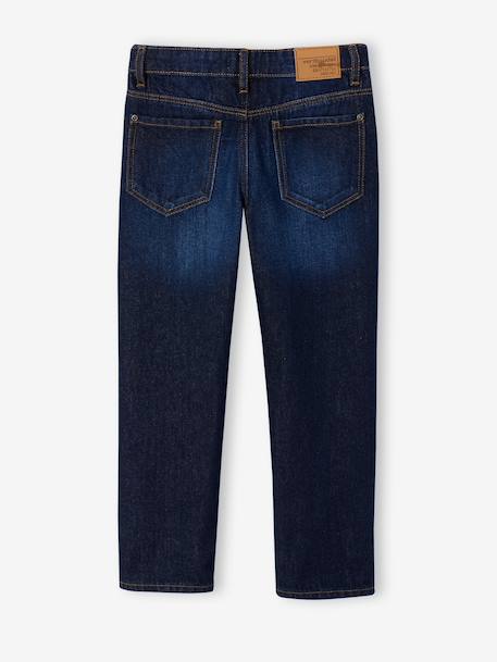 Straight-leg jeans for boys brut denim+stone - vertbaudet enfant 