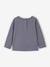 Long-sleeved T-shirt for baby girls grey blue+pale pink - vertbaudet enfant 
