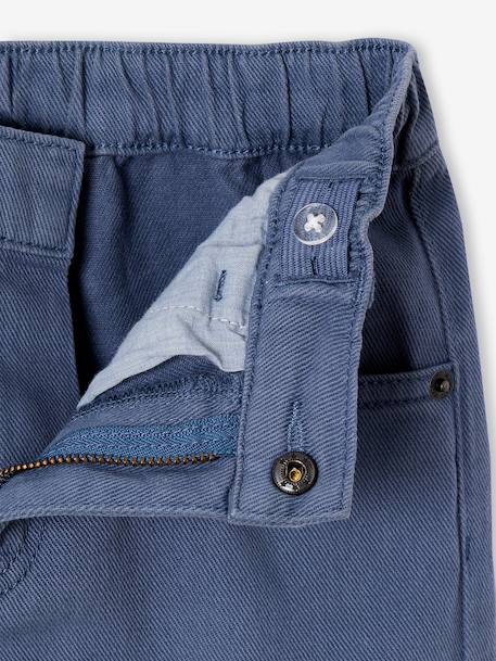 Cargo trousers for boys denim blue+olive - vertbaudet enfant 