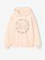 Hooded sweatshirt for girls ecru - vertbaudet enfant 