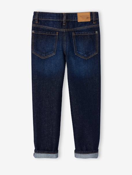 Straight-leg jeans for boys brut denim+stone - vertbaudet enfant 