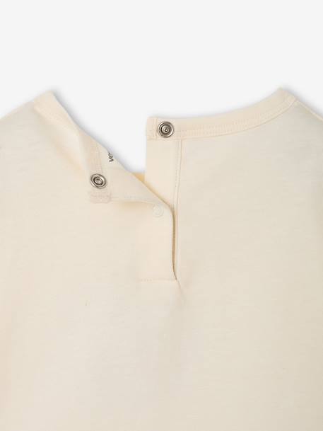 Long-sleeved T-shirt for baby girls ecru - vertbaudet enfant 