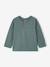 Pack of 2 long-sleeved T-shirts for baby cocoa+emerald green - vertbaudet enfant 