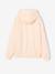 Hooded sweatshirt for girls ecru - vertbaudet enfant 