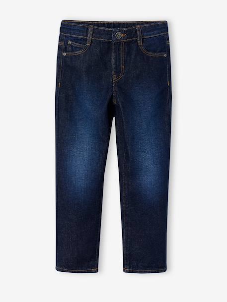 Jean droit garçon morphologie medium denim brut+stone - vertbaudet enfant 