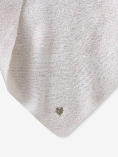 Triangle knit scarf for girls ecru - vertbaudet enfant 