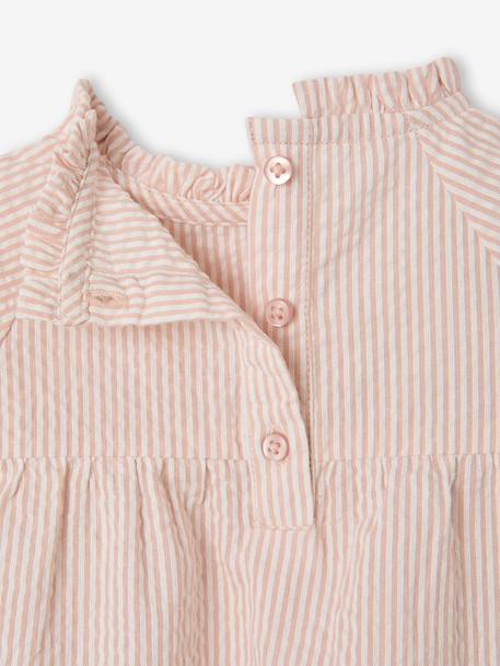 Long-sleeved blouse for baby girls rosy - vertbaudet enfant 