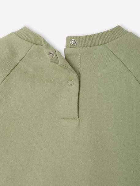 Sweatshirt Snoopy for baby khaki - vertbaudet enfant 