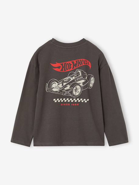 Long-sleeved Hot Wheels T-shirt for boys grey - vertbaudet enfant 