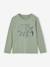 Pack of 3 long-sleeved T-shirts for boys caramel+lilac+rust+sage green - vertbaudet enfant 