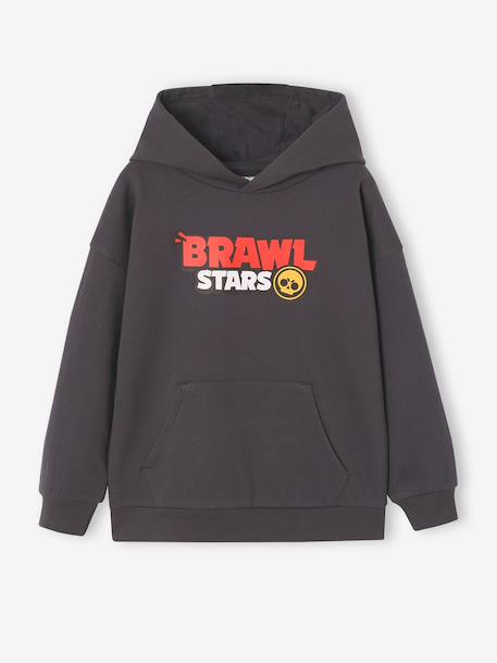 Hooded Brawl Stars sweatshirt for boys anthracite - vertbaudet enfant 