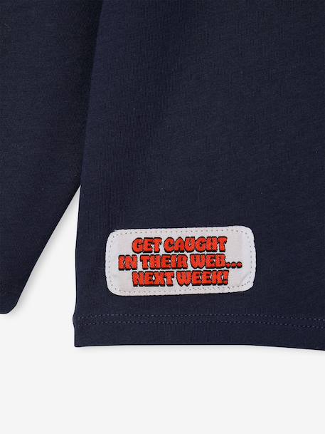 Long-sleeved T-shirt Spider-Man for boys navy blue - vertbaudet enfant 