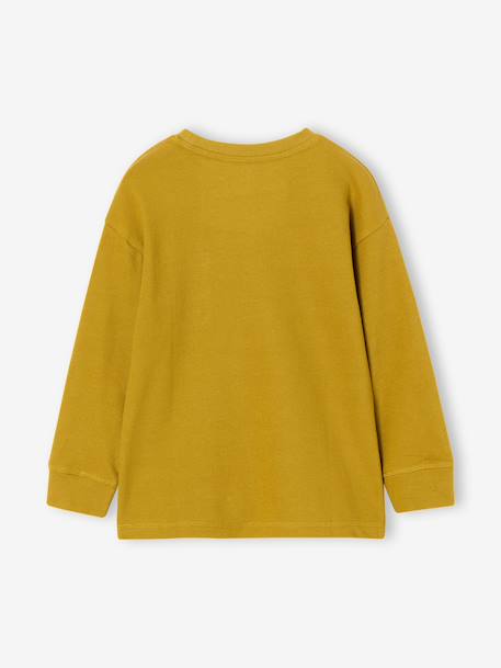 T-shirt manches longues garçon olive - vertbaudet enfant 