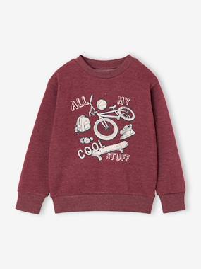 -Sweatshirt with front print for boys
