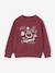 Sweatshirt with front print for boys marl red+marl white+night blue - vertbaudet enfant 
