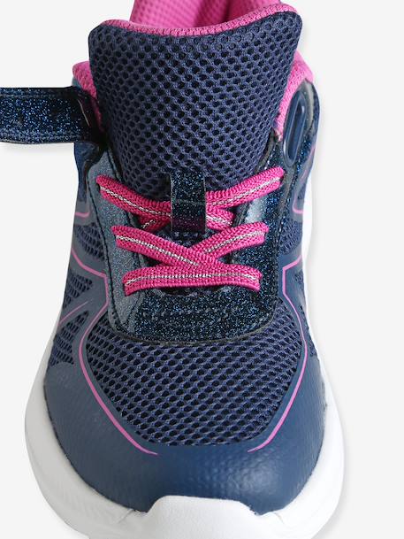 Textile touch-fastening trainers for girls violet - vertbaudet enfant 
