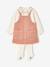 Ensemble robe t-shirt collants bébé fille blush - vertbaudet enfant 