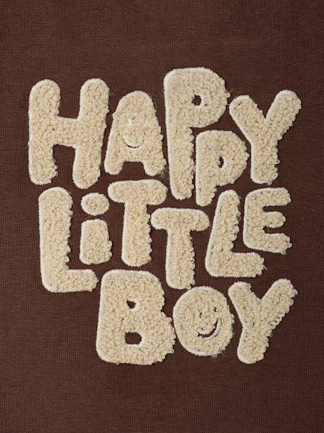Sweatshirt with long sleeves for baby brown - vertbaudet enfant 