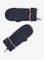 Knitwear hat, snood and gloves set for girls navy blue - vertbaudet enfant 
