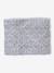 Knit hat, snood and gloves set for girls marl grey+sky blue - vertbaudet enfant 
