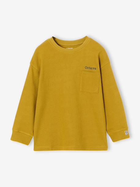 Long-sleeved T-shirt for boys olive - vertbaudet enfant 