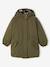 Hooded Parka with Faux Fur Lining for Girls black+dark green+dusky pink+plum - vertbaudet enfant 