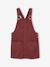 Pinafore dress for girls green+mauve - vertbaudet enfant 