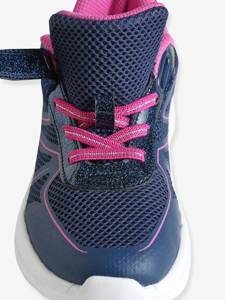 Textile touch-fastening trainers for girls violet - vertbaudet enfant 
