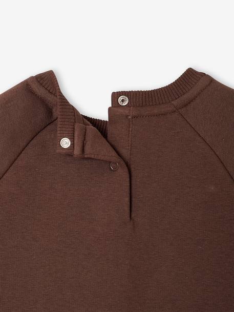 Sweatshirt with long sleeves for baby brown - vertbaudet enfant 