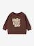 Sweatshirt with long sleeves for baby brown - vertbaudet enfant 