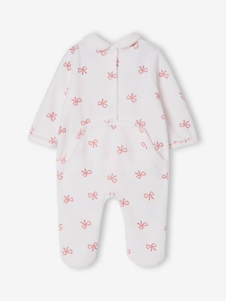 Lot de 2 dors-bien bébé fille dos pressionné beige chiné - vertbaudet enfant 