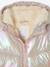 Warm puffer jacket for girls pale pink - vertbaudet enfant 