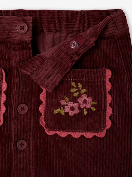 Short skirt for girls plum - vertbaudet enfant 
