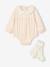 Ensemble barboteuse et collants naissance écru - vertbaudet enfant 