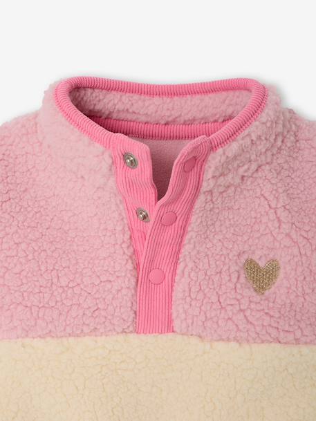 Sweat bébé fille manches longues rose - vertbaudet enfant 