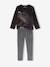 Pack of 2 velour pyjamas for boys anthracite - vertbaudet enfant 